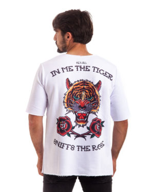 Felpa t-shirt tiger man