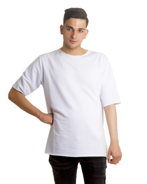 Felpa t-shirt bianca Superba